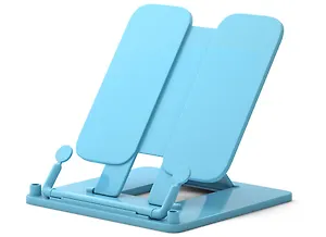 Подставка для книг "Pastel" пластик, голубая, ErichKrause