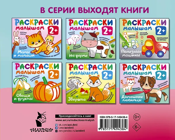 Книга Игрушки. Раскраски малышам (Екатерина Гайдель) — 2