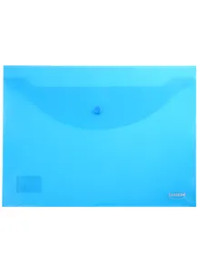 Папка-конверт на кнопке А4 Centrum 0,18 мм. в ассортименте