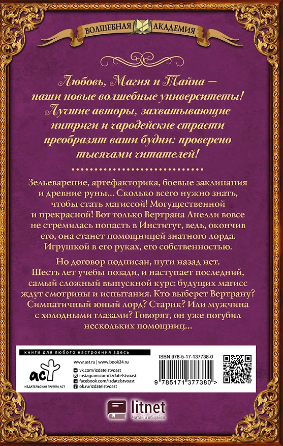Книга Институт будущих магисс (Анна Платунова) — 2
