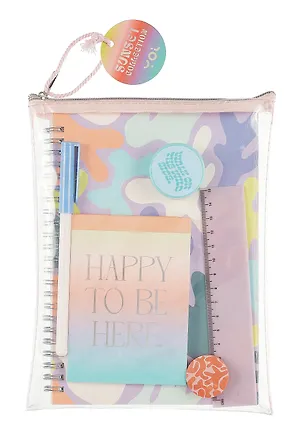 Набор канцелярский Yoi, Sunset, 7 предметов 3018777