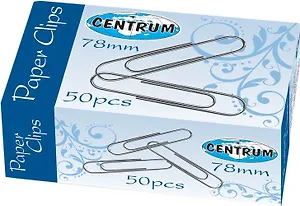 Скрепки Centrum 78мм, 50шт никель