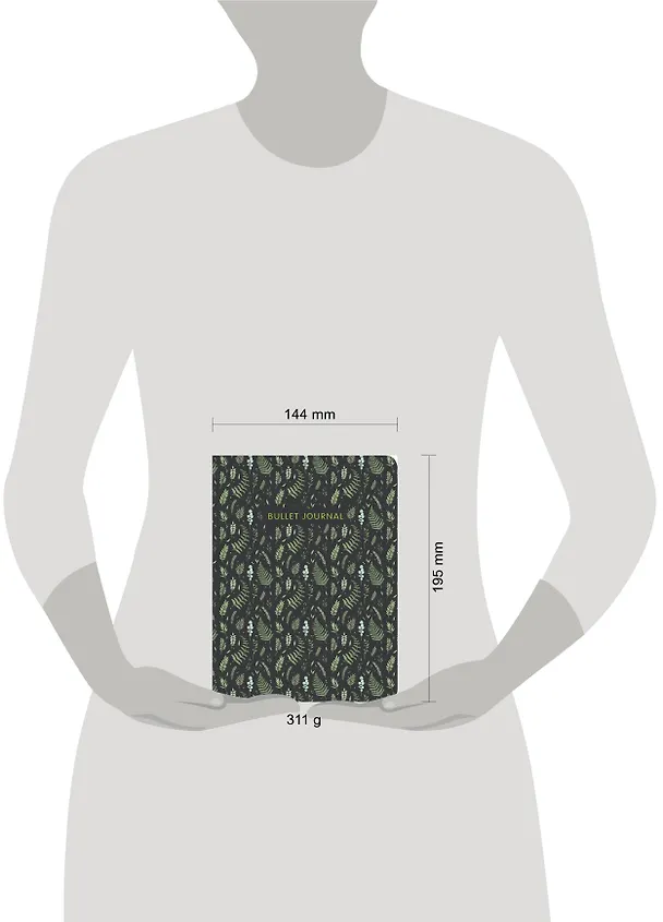 Блокнот в точку Bullet Journal (листья) (160 стр) 2904462 — 3