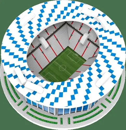 Сборная модель, 3D пазл, стадион Нижний Новгород,12 дет., 6*6*2,4см 343240 — 1