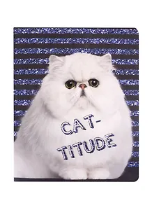 Тетрадь в клетку Academy Style, "Полосатые коты", 48 листов, в ассортименте