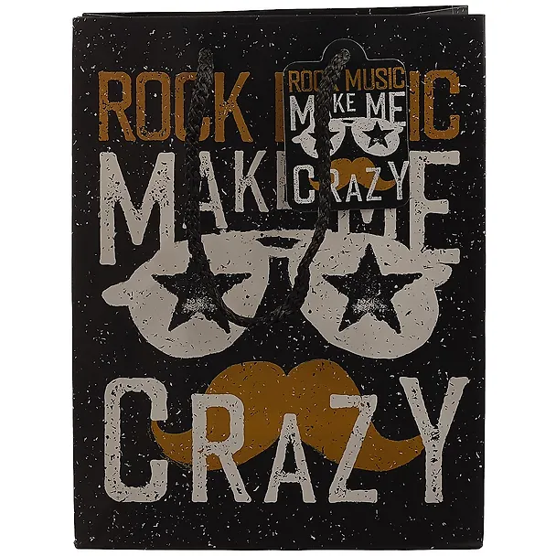 Подарочный пакет «Crazy music», А5 251765 — 3