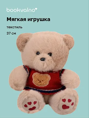 Мягкая игрушка Медвежонок в свитере (37см) (12-191025-I11) 3132977