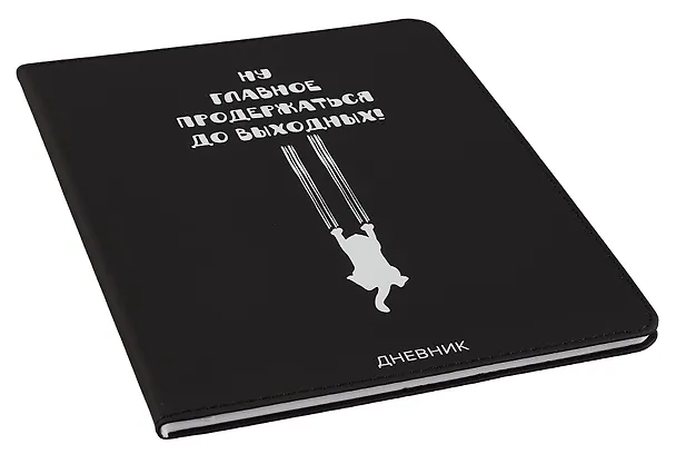 Дневник школьный GoodMark, "Главное продержаться до выходных" 3009620 — 2