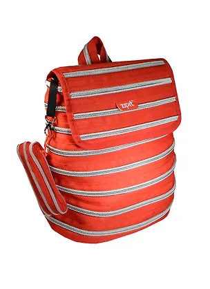 Рюкзак + кошелек Zipit, малиново-красный и серебряная молния (ZBPL+ZP-148--S-148-O) (25х31,5) 2366790