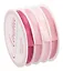 Ленты для декорирования 03цв 2м "Розовые" пласт.катушка — 3102883 — 3