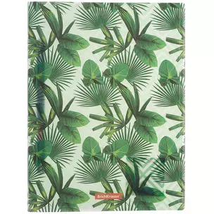 Папка-скоросшиватель A4 "Tropical Leaves" пластик, пружинн.механизм, Erich Krause — 259693 — 1