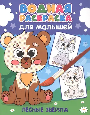 Книга Водная раскраска для малышей. Лесные зверята ()