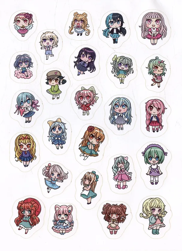 Книга 100 НАКЛЕЕК. ЧИБИ () — 3