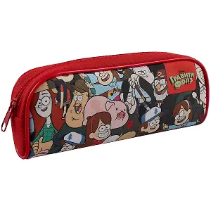 Пенал-косметичка "Гравити Фолз" 210*80*40, молния, ткань, инд.уп.