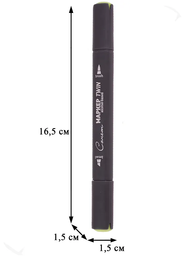 Маркер художественный "Сонет" Twin Brush резеда, Сонет 262869 — 4