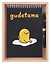 Набор канцелярский «Gudetama. Черный» (ручка шариковая автоматическая, блокнот А5 60 листов), в подарочной упаковке, Centrum — 2984004 — 2