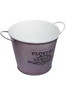 Кашпо декоративное (20х15х13) металл  (7401)