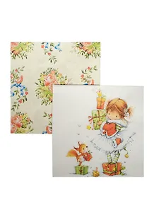 Набор салфеток для Декупажа Рождественская принцесса (611226/211238) (2шт) (упаковка)