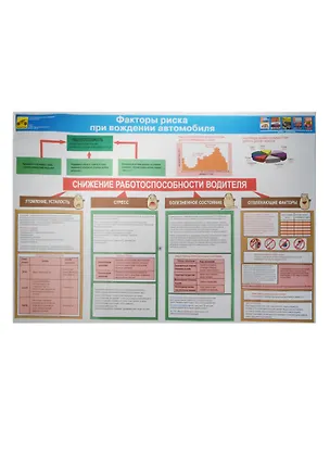 Книга Плакат Факторы риска при вождении автомобиля (4233) ()
