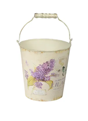 Ведерко Сирень (только декор. использование) (5л) металл (МВ-08L-lilace) 2408621