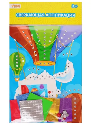 Набор для творчества Color Puppy Аппликация Заяц на воздушном шаре 2788215