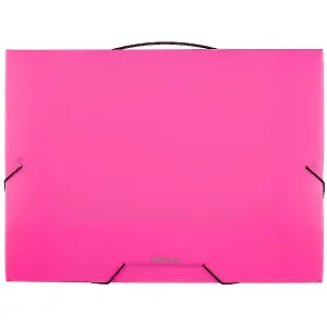 Папка на резинках с ручкой «Neon», А4