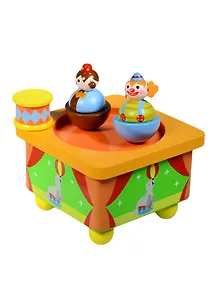 Волшебная коробочка музыкальная заводная "Клоуны" (76536) (3+) (коробка) (Mapacha)