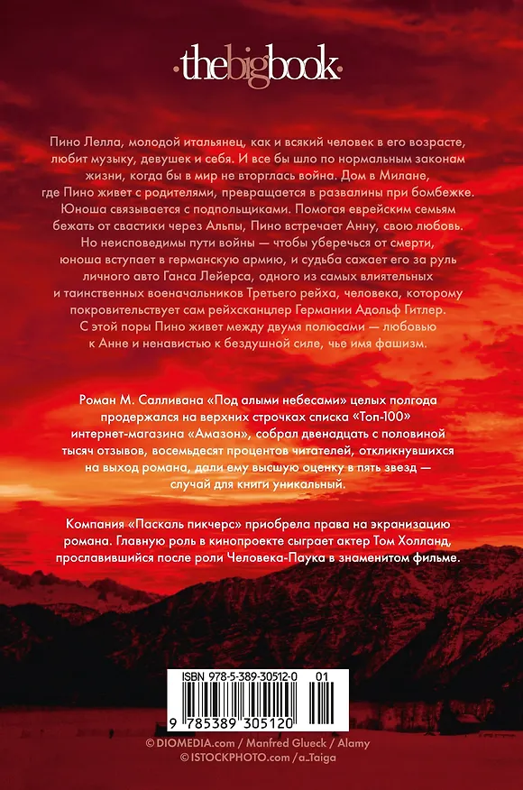 Книга Под алыми небесами (Марк Салливан) — 2
