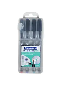 Маркеры перманентные Centropen, 4 цвета 1 мм