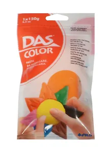 Паста для моделирования DAS Color 150г оранжевая, самозатверд., Fila