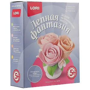 Набор для творчества LORI Лепная фантазия Нежные розы