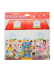 Наклейка декоративная игровой набор Дом (225х240) (Наклей-ка) (упаковка)