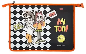 Папка для тетрадей А4 2 отделения "Влад А4" 240*340*75 мм, пластик