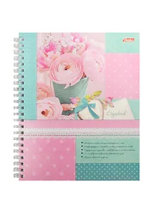 Тетрадь в клетку Hatber, "Нежные цветы", 100 листов