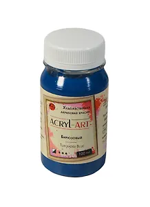 Краска акриловая "Акрил-Арт" бирюзовая,100мл,банка, Таир