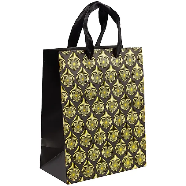 Пакет А5 23*18*10 "Gold pattern" нейтр., бум.мат.ламинат 261769 — 1