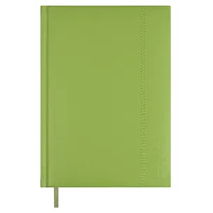 Ежедневник дат. 2026г. А6+ 176л "Наппа" салатовый, кожзам, тв.переплет, обл.поролон, блинт.тиснение, офсет, справ.мат-лы, ляссе, инд.уп 3116552