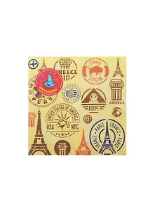 Салфетки бумажные Париж (335467) (набор 20шт) (33х33см) (упаковка)