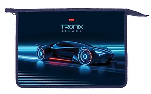Папка для тетрадей А4 "Троникс" 24,5*34*4см пластик, молния