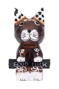 Сувенир дерево Удачливый кот (12 см) (1842975)