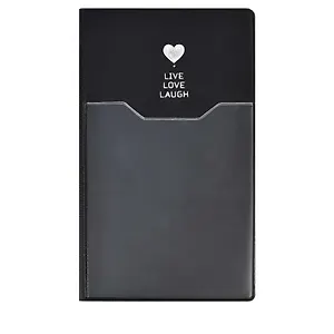 Записная книжка А6 80л лин. "ЧЁРНЫЙ" ПВХ, мягк.переплет