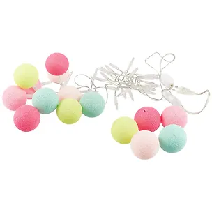 Гирлянда светодиодная яркая расцветка 2 (20 шариков) (ПВХ бокс) 2685488