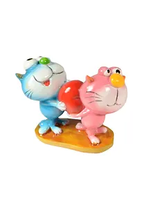 Фигурка Влюбленные кошки (156-155) (9,5х8,6см)