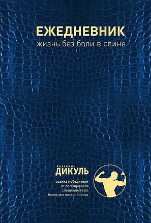 Книга Ежедневник: Жизнь без боли в спине (Валентин Дикуль)