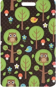Чехол для карточек Совы и птички в лесу