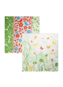 Набор салфеток для декупажа Нежная полоска, пестрый/Весенняя мелодия (1208-13108/1210-14302) (