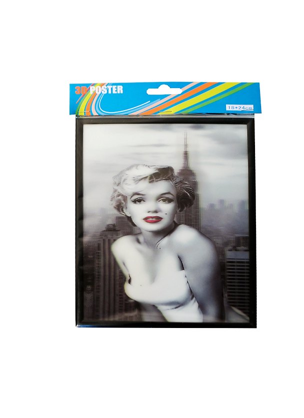 3D Постер Мерилин Монро в белом платье (1824EU3DB01) (18х24) 2402992 — 1