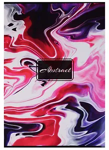 Тетрадь в клетку Academy Style, "Цветные разводы", А4, 48 листов, в ассортименте