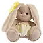 Мягкая игрушка Зайка Ми  в желтой юбочке с цветком на ушке (15 см) (SidX-212) — 2612999 — 1