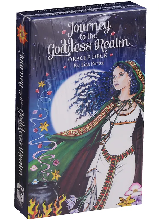 Книга Таро Аввалон, Journey to the Goddess Realm Путешествие в Царство Богини (карты+инструкция) (на англ. яз.) (коробка (L. Porter) — 1